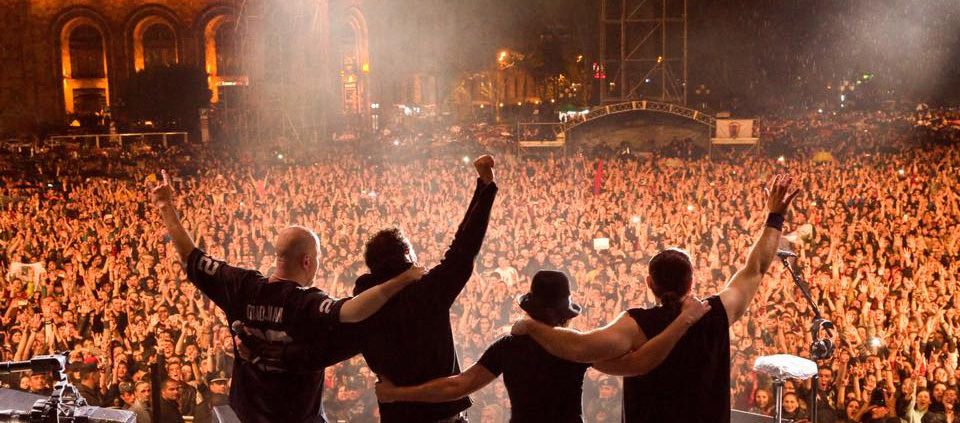 Francis Ford Coppola congratulates System Of A Down
